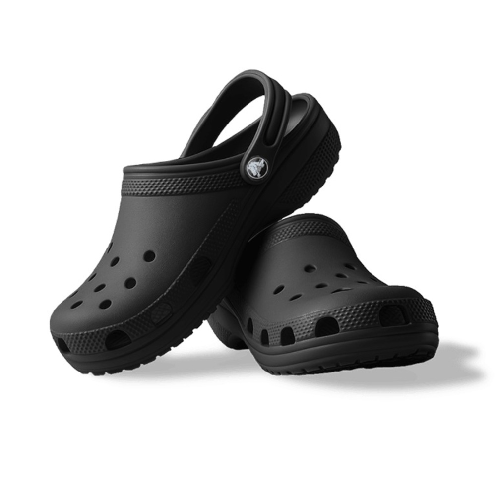 NWT CROCS Classic Clog in Black - Picture 2 of 6